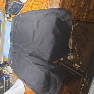 Interstate black long style shorts